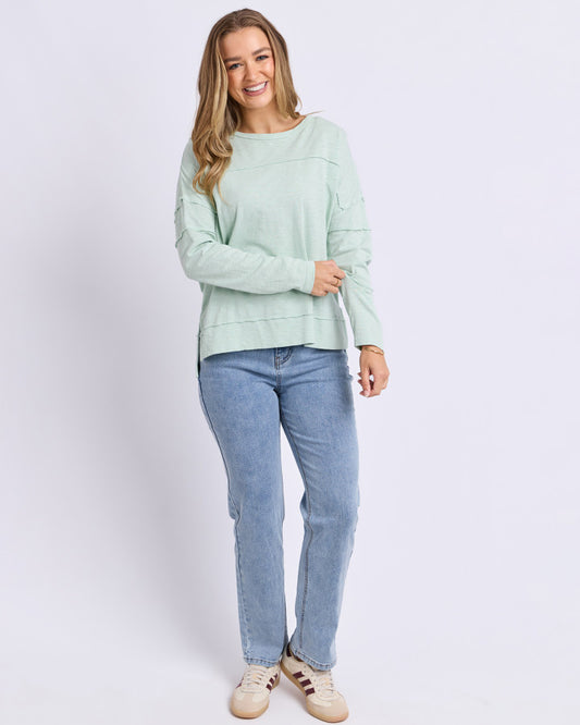 Jayne Throw on Top - Mint