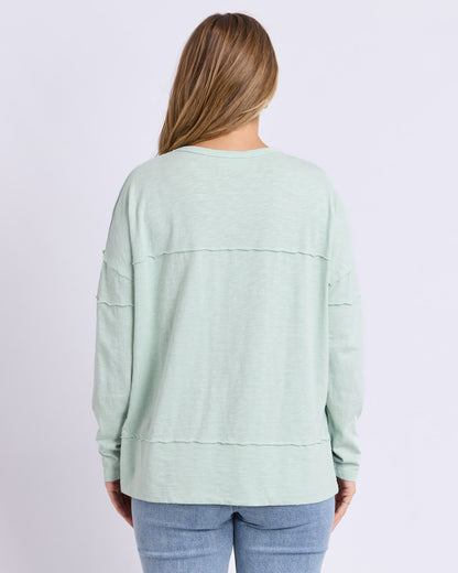 Jayne Throw on Top - Mint