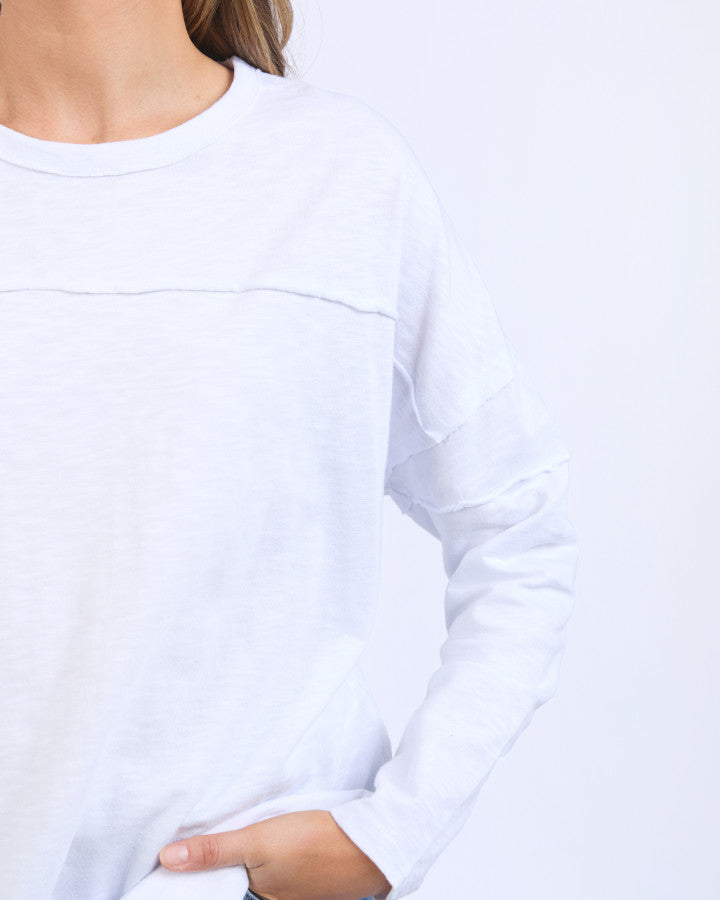 Jayne Throw on Top - White