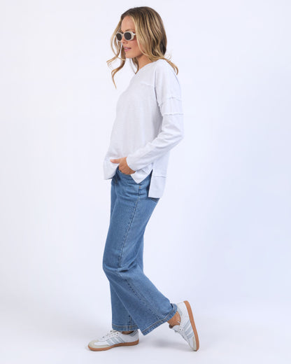 Jayne Throw on Top - White