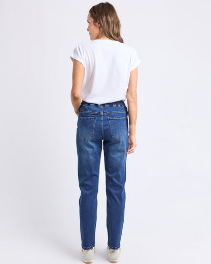 Juliette Jogger Jean - Vintage Blue