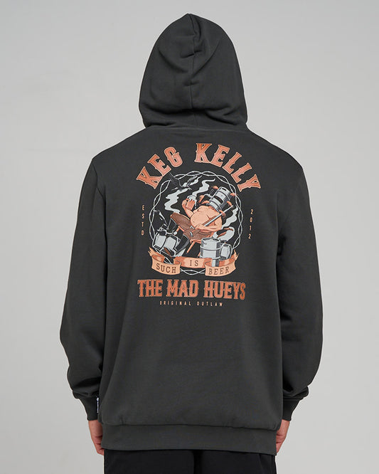 Kegs Kelly | Hooded Pullover - Vintage Black
