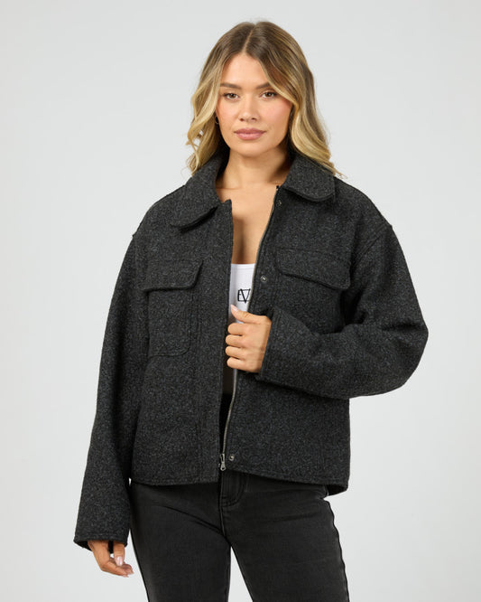 Lane Jacket - Washed Black