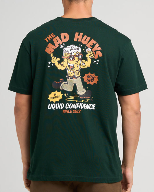 Liquid Confidence | SS Tee - Pine Green