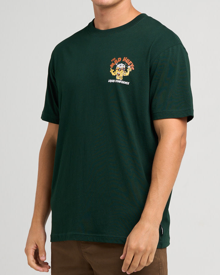 Liquid Confidence | SS Tee - Pine Green