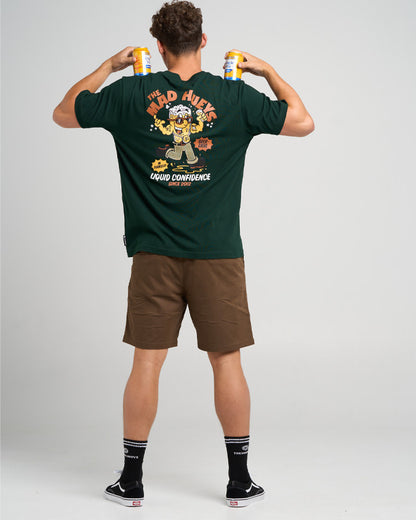 Liquid Confidence | SS Tee - Pine Green
