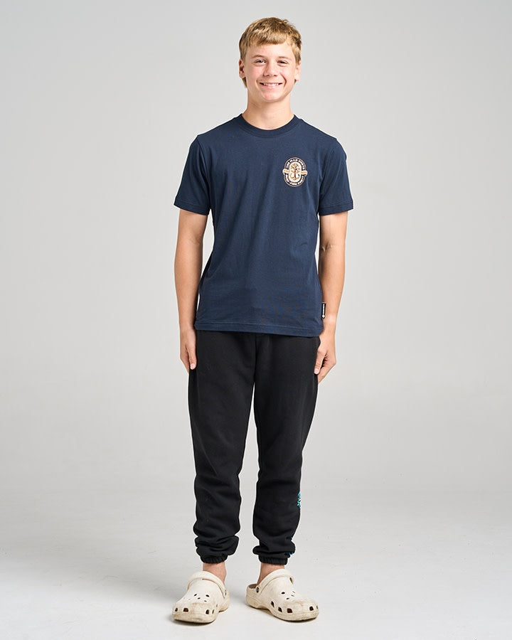 Youth Living Anchor SS Tee - Navy