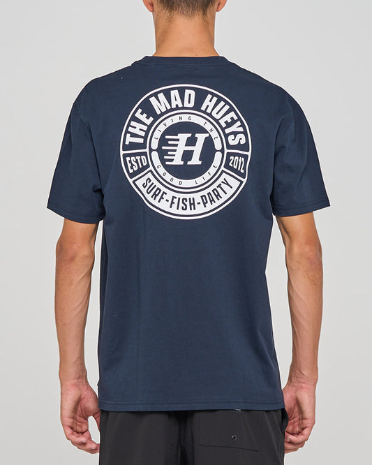 Living Hueys SS Tee - Navy