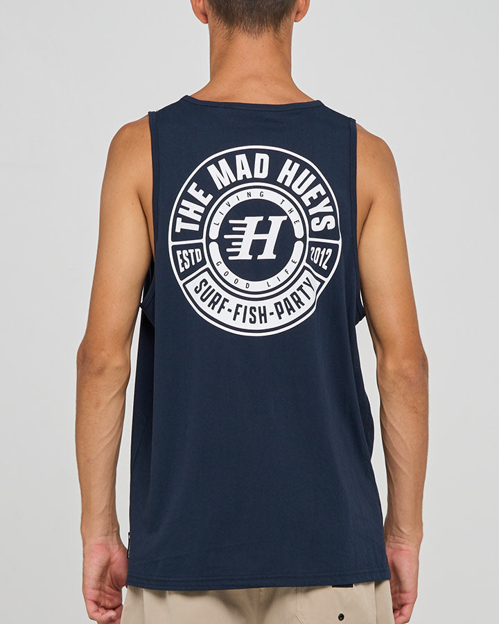 Living Hueys Tank - Navy