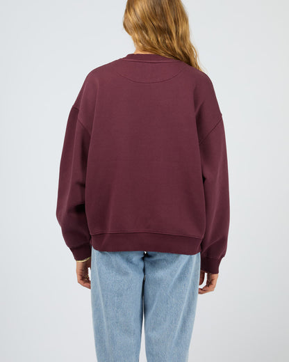 Silent Theory Logo Crew - Cherry