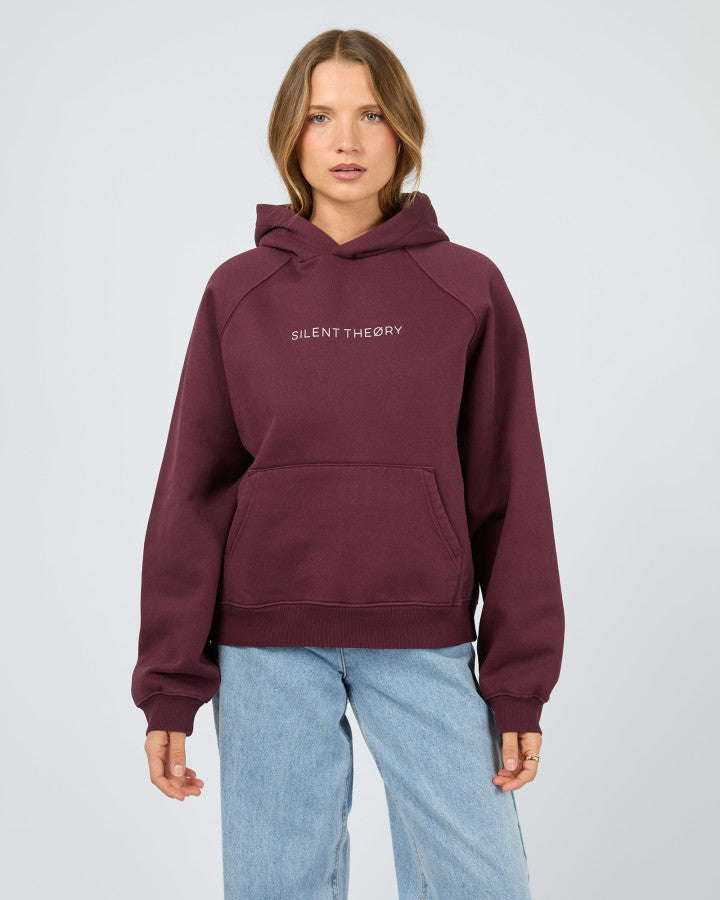 Silent Theory Logo Hoodie - Cherry