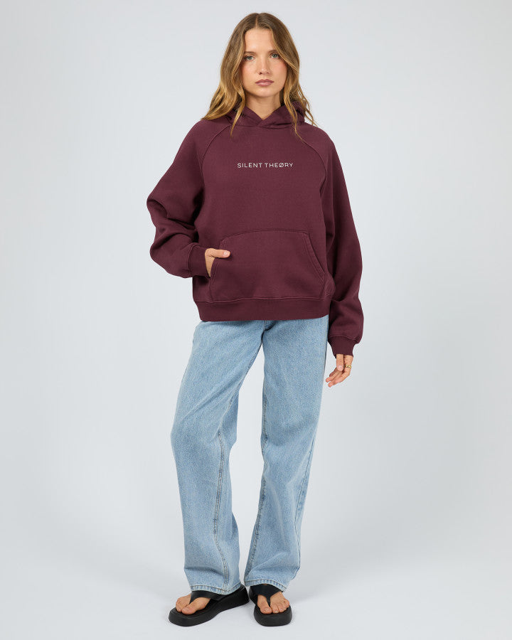 Silent Theory Logo Hoodie - Cherry