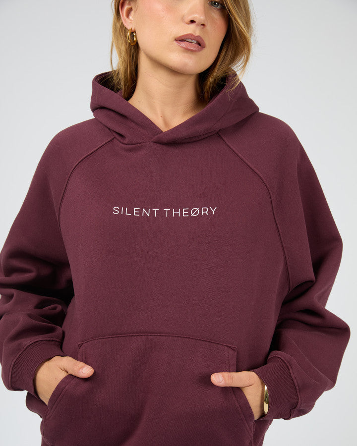 Silent Theory Logo Hoodie - Cherry