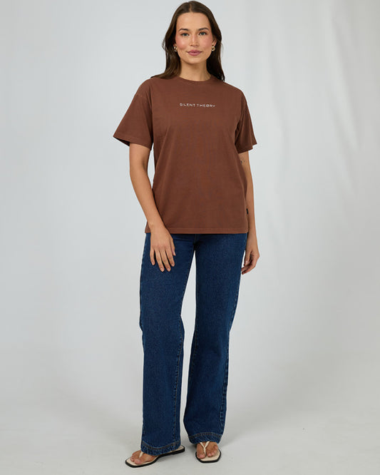 Logo Tee | Brown
