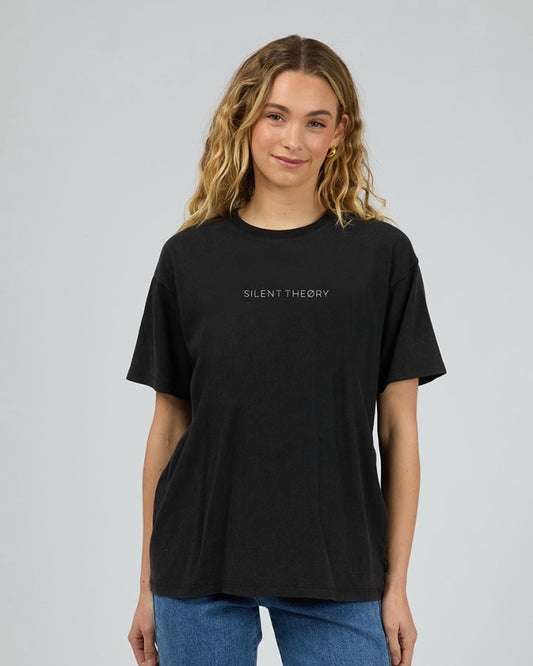 Logo Tee - Washed Black