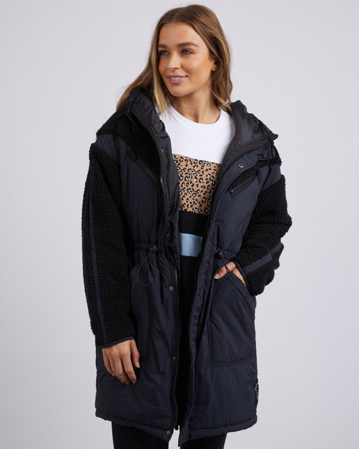Longline Anorak - Black
