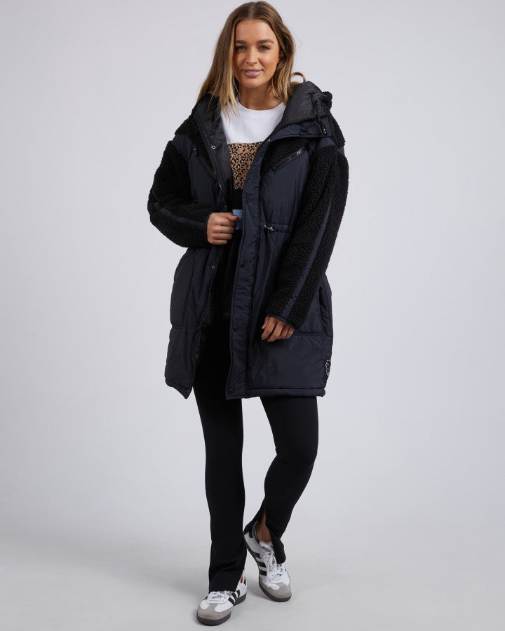 Longline Anorak - Black