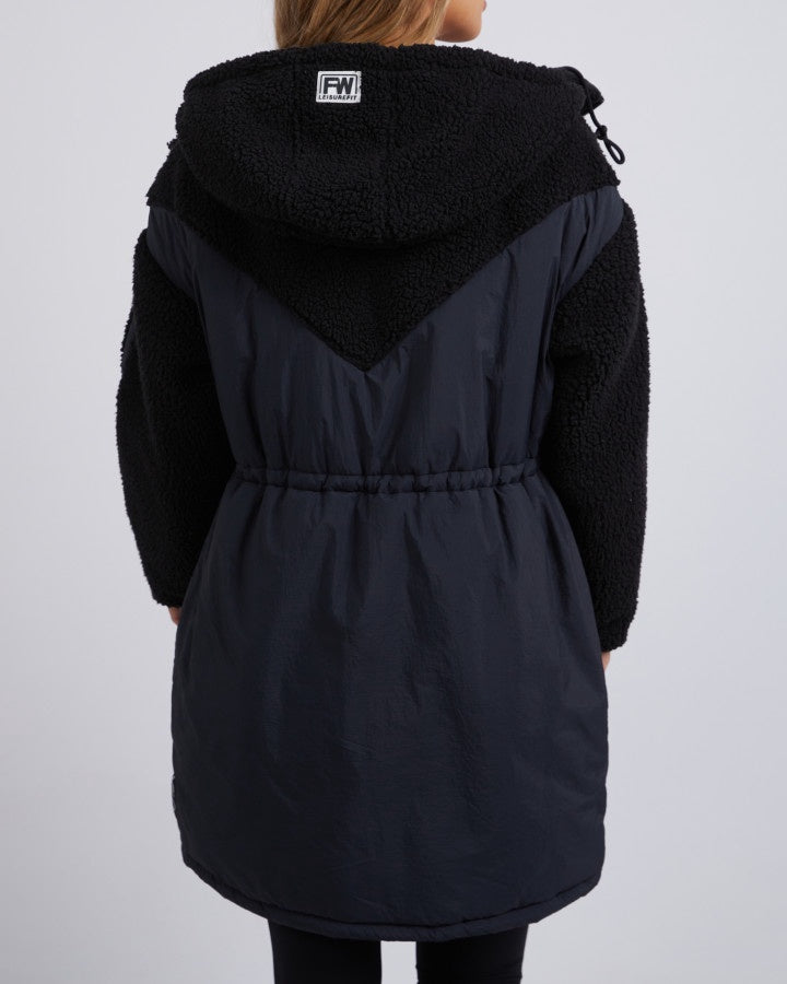 Longline Anorak - Black