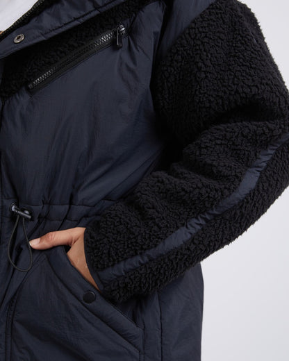 Longline Anorak - Black