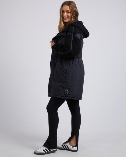 Longline Anorak - Black