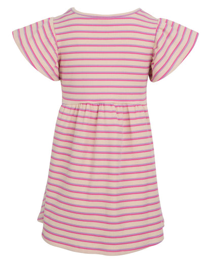 Eve Girl Lottie Rib Dress - Oat