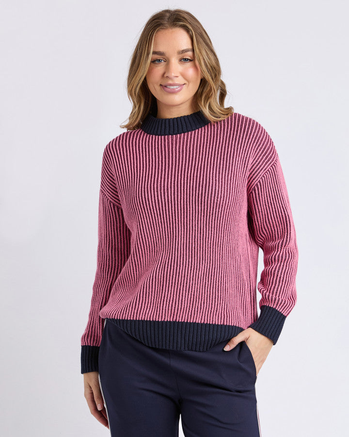 Luella Crew Knit - Wine
