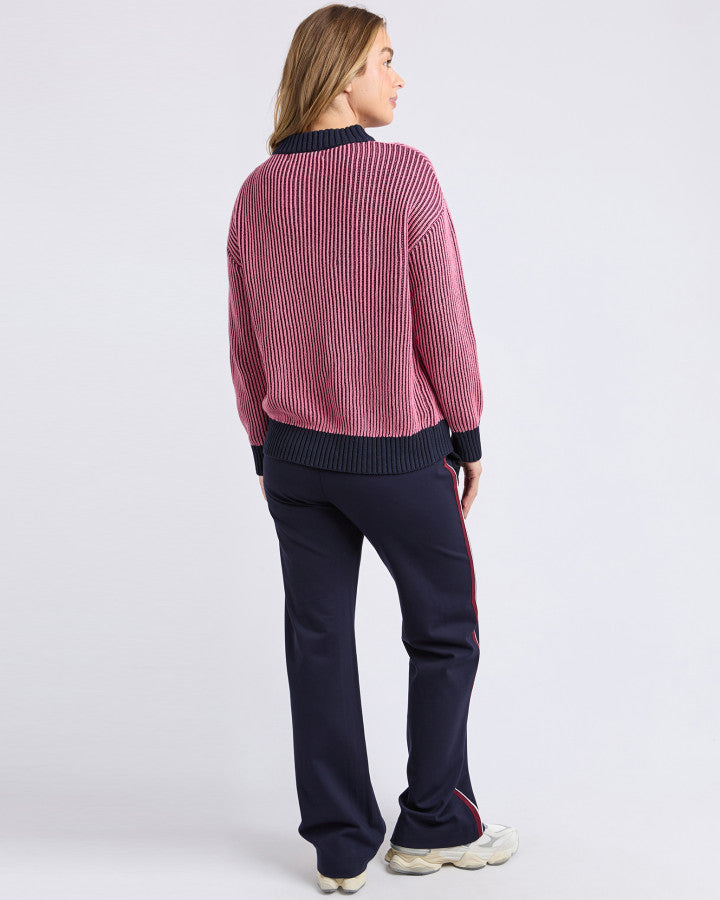 Luella Crew Knit - Wine