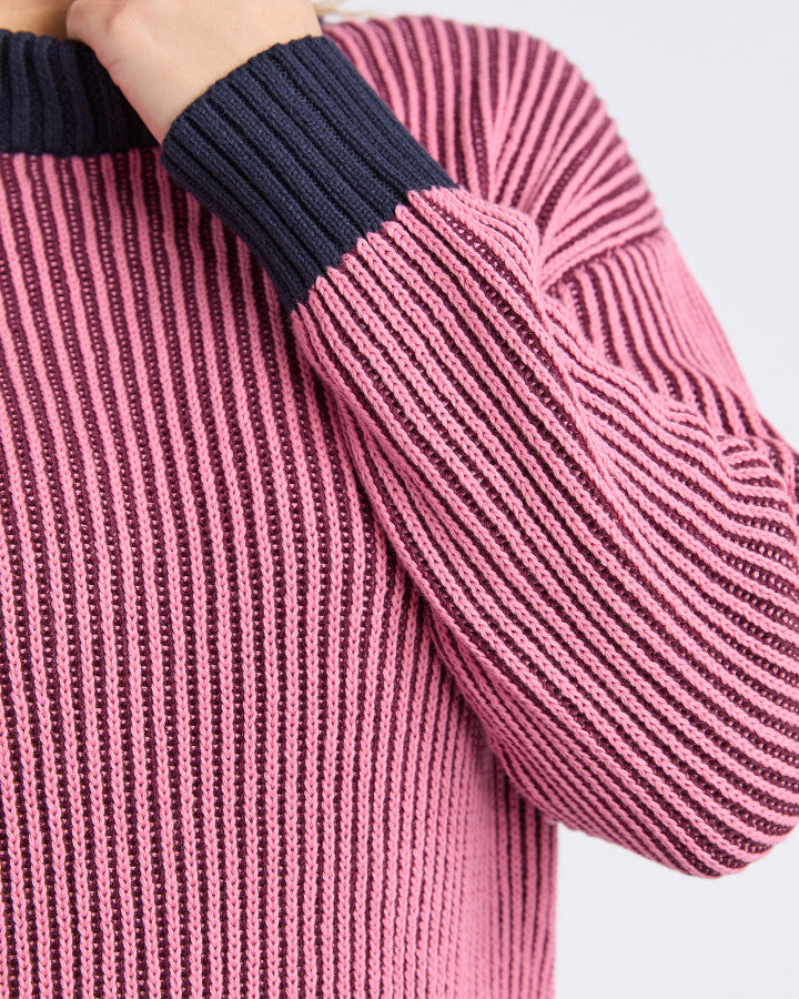 Luella Crew Knit - Wine