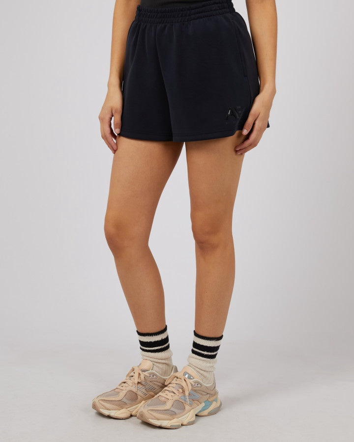 Luxe Active Track Short - Black