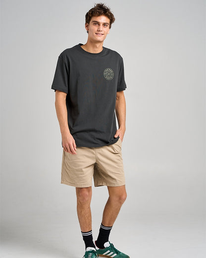 Mad Series SS Tee - Vintage black