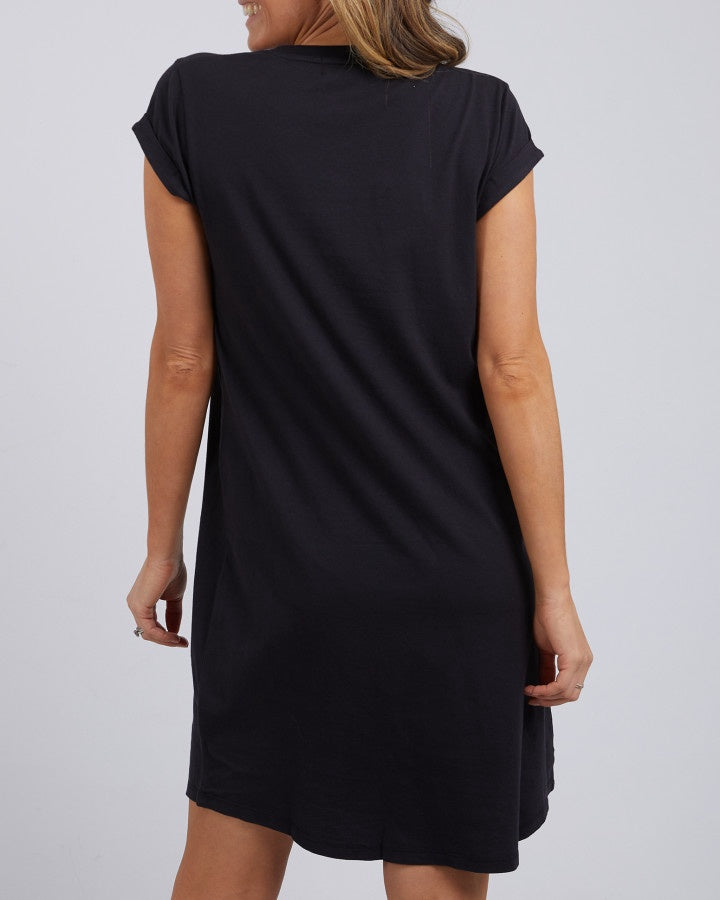 Manly Vee Dress - Black