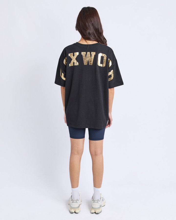 Foxwood Interval Tee - Black/Gold