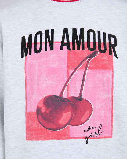 Mon Amour Crew - Grey Marle