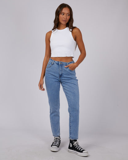 Monica Mom Jean - Heritage Blue