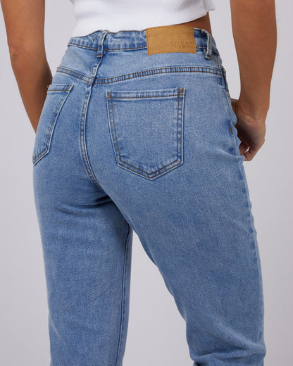 Monica Mom Jean - Heritage Blue