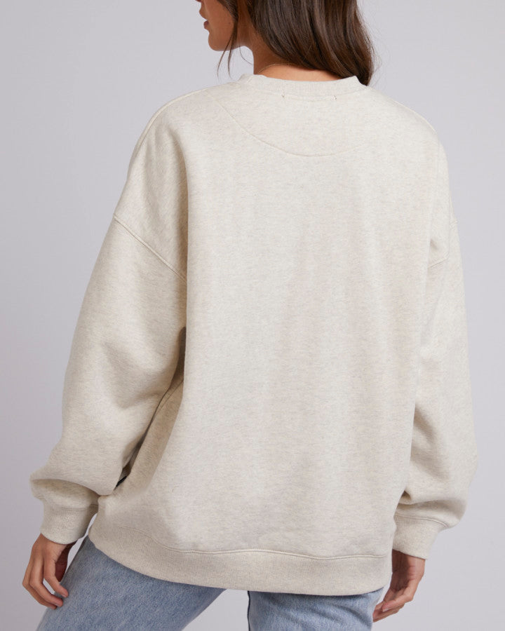 Silent Theory Oversized Crew - Oatmeal