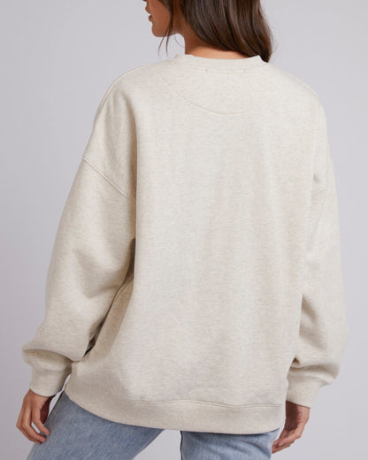 Silent Theory Oversized Crew - Oatmeal
