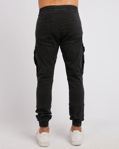 Oxide Cargo Pant - Washed Black