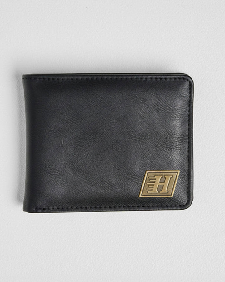 Parallel Hueys Tri-Fold Wallet | Black
