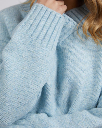 Pepper Knit - Pale Blue
