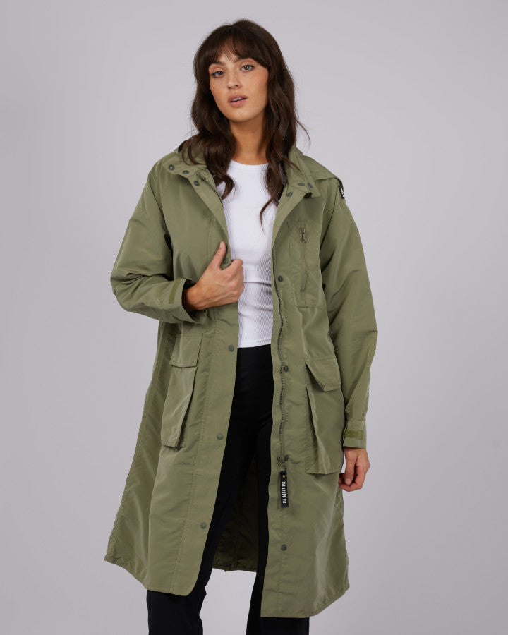 Pioneer Midi Anorak - Khaki