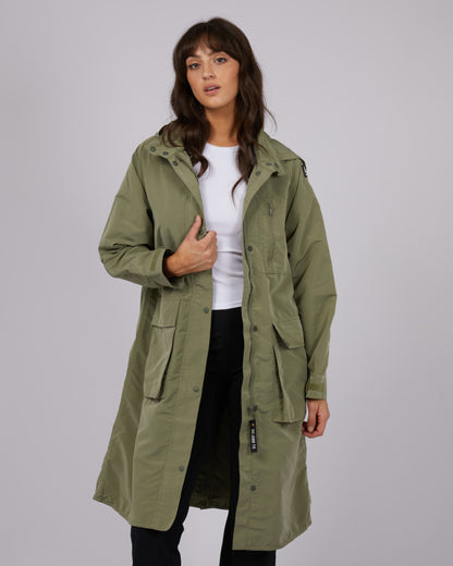 Pioneer Midi Anorak - Khaki