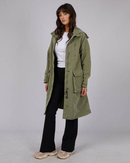 Pioneer Midi Anorak - Khaki