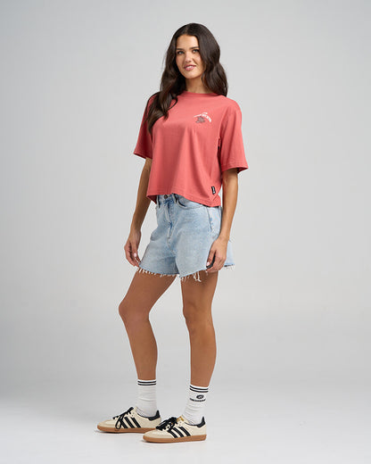 Pirates Life | Womens Boxy Tee - Dusty Rose