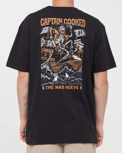 Plank Captain Cooked SS Tee | Black