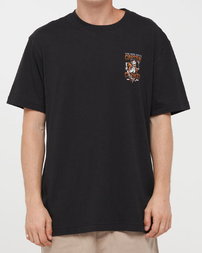 Plank Captain Cooked SS Tee | Black