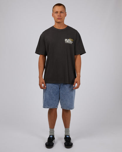 Records Tee - Charcoal