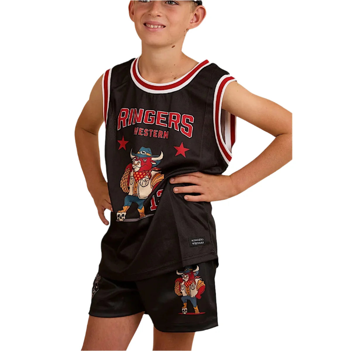 Do No Harm Kids Footy Shorts - Black