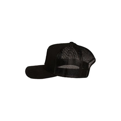 Signature Bull Trucker Cap - Black/Black