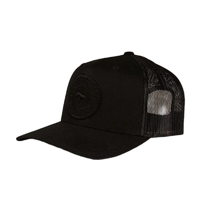Signature Bull Trucker Cap - Black/Black